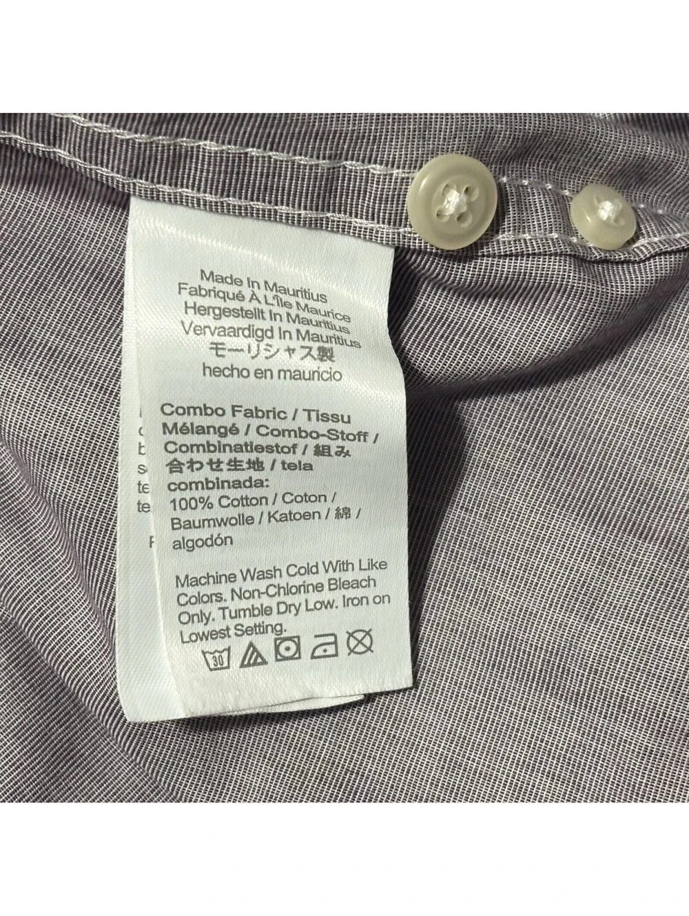 J Crew Shirt Mens Small Secret Wash 100s 2 Ply Yarns Slim Fit Purple